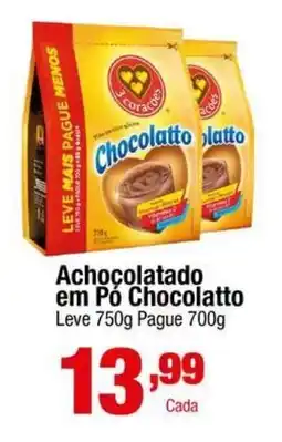 Santo Supermercados Achocolatado em Pó Chocolatto oferta