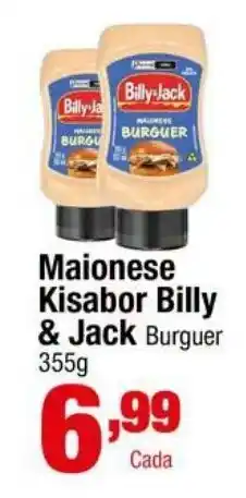 Santo Supermercados Maionese kisabor billy & jack burguer oferta