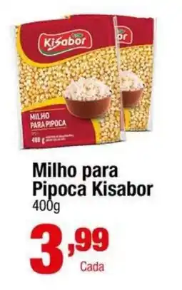 Santo Supermercados Milho para Pipoca Kisabor oferta