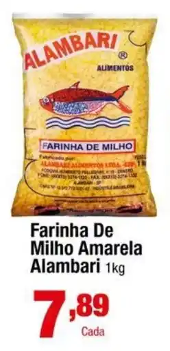 Santo Supermercados Farinha De Milho Amarela Alambari oferta