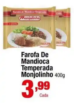 Santo Supermercados Farofa de mandioca temperada monjolinho oferta