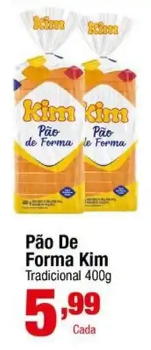 Santo Supermercados Pão de Forma Kim Tradicional oferta