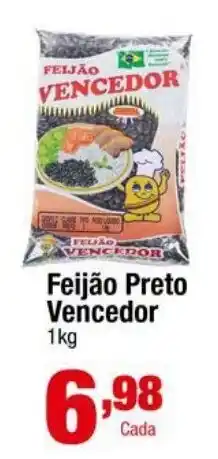 Santo Supermercados Feijão Preto Vencedor oferta