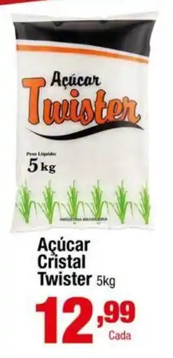 Santo Supermercados Açúcar Cristal Twister oferta