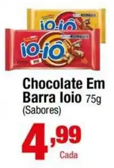 Santo Supermercados Chocolate Em Barra loio oferta