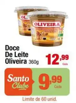 Santo Supermercados Doce de leite oliveira oferta