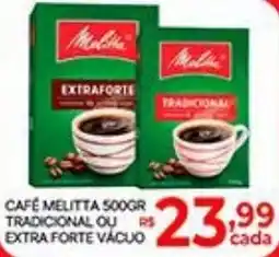 Supermercados Santa Helena Café melitta ou extra forte vácuo oferta