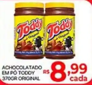 Achocolatado em pó toddy 370gr original