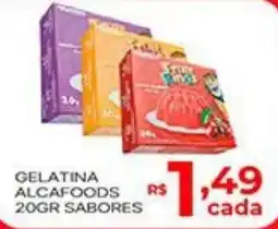 Supermercados Santa Helena gelatina alcafoods 20gr sabores oferta
