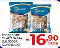 Supermercados Santa Helena Pedaços de tilápia safra sul oferta