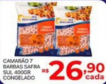 Camarão 7 barbas safra sul congelado
