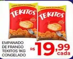 Supermercados Santa Helena Empanado de frango tekitos oferta