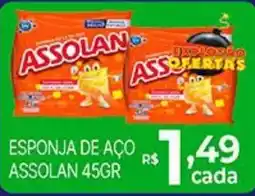 Supermercados Santa Helena esponja de aço assolan oferta