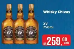 Supermercados Mateus Whisky Chivas XV oferta