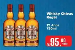 Supermercados Mateus Whisky Chivas Regal oferta