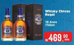 Supermercados Mateus Whisky Chivas Regal oferta