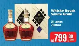 Supermercados Mateus Whisky Royak Salute Grain oferta