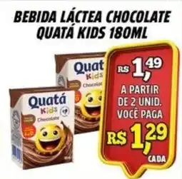 Zattão Supermercado Bebida láctea chocolate quatá kids oferta