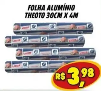 Folha alumínio theoto