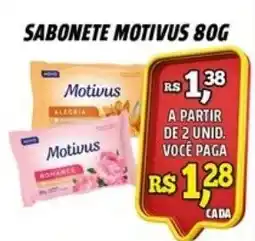 Zattão Supermercado Sabonete motivus 80g oferta
