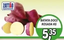 Zattão Supermercado batata doce rosada oferta