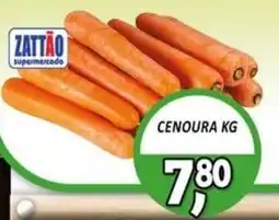 Zattão Supermercado cenoura kg oferta