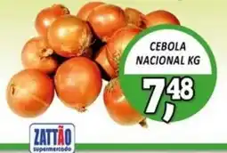 Zattão Supermercado cebola nacional oferta