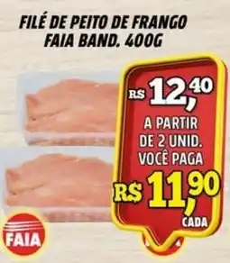 Zattão Supermercado Filé de peito de frango faia band oferta