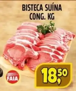 Zattão Supermercado Bisteca suína cong. kg oferta
