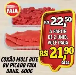 Zattão Supermercado Coxão mole bife ou picado faia oferta