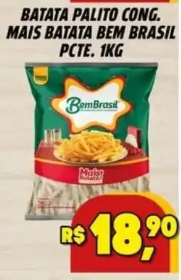 Zattão Supermercado Batata palito cong. mais batata bem brasil oferta