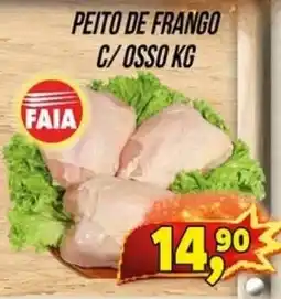 Zattão Supermercado Peito de frango c/ osso kg oferta