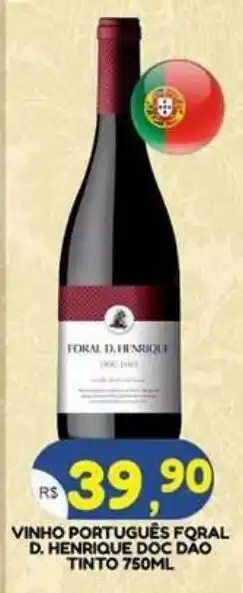 Vinho português foral d. henrique doc dao tinto