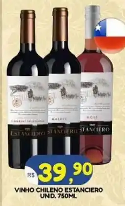 Bramil Supermercados vinho chileno estanciero oferta