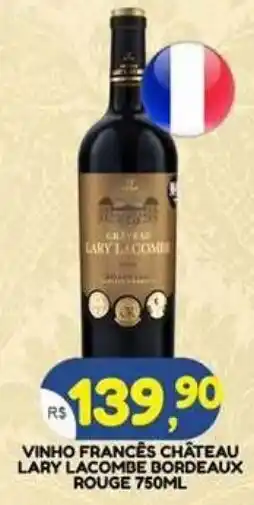 Bramil Supermercados vinho francês château lary lacombe bordeaux rouge oferta
