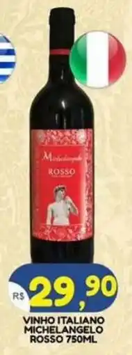 Bramil Supermercados vinho italiano michelangelo rosso oferta