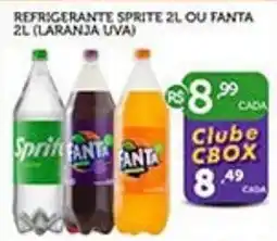 CenterBox Refrigerante sprite 2l ou fanta 2l (laranja uva) oferta