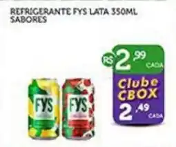 CenterBox Refrigerante fys lata 350ml sabores oferta
