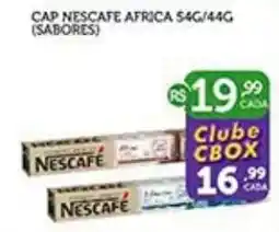 CenterBox Cap nescafe africa 54g/44g (sabores) oferta