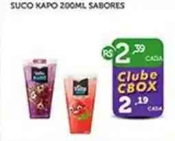 CenterBox sucos kaipo 200ml sabores oferta