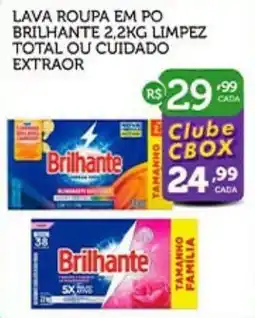 CenterBox Lava roupa em po brilhante 2,2kg limpez total ou cuidado extraor oferta