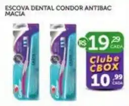 CenterBox Escova dental condor antibac macia oferta