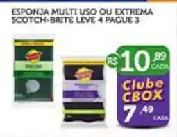 CenterBox esponja multi uso ou extrema scotch-brite oferta