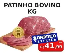 Supermercado Estrela Azul Patinho bovino oferta