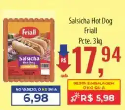 Supermercados BH Salsicha hot dog friall oferta