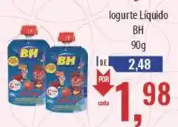 Supermercados BH Iogurte Líquido BH oferta