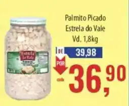 Supermercados BH Palmito Picado Estrela do Vale oferta