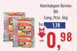 Supermercados BH Hambúrguer Bovino BH oferta
