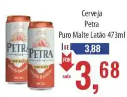 Supermercados BH Cerveja Petra oferta