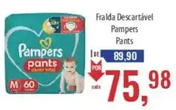 Supermercados BH Fralda descartável pampers pants oferta
